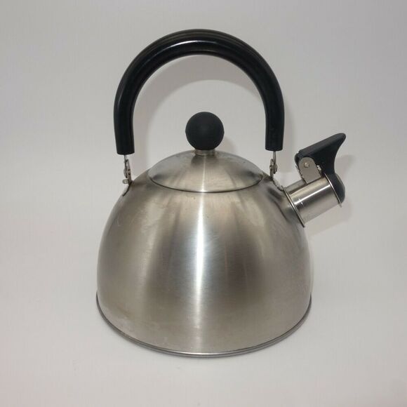 Copco Other - Vintage COPCO Whistling Tea Kettle Teapot Shiny Stainless Steel 1.5 Quart